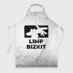 Фартук кулинарный Limp Bizkit с потертостями на светлом фоне, цвет: 3D-принт