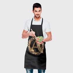 Фартук кулинарный Ювелирная буква А, цвет: 3D-принт — фото 2