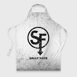 Фартук кулинарный Sally Face с потертостями на светлом фоне, цвет: 3D-принт