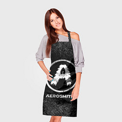 Фартук кулинарный Aerosmith с потертостями на темном фоне, цвет: 3D-принт — фото 2