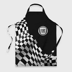 Фартук кулинарный Fiat racing flag, цвет: 3D-принт