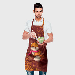 Фартук кулинарный Надежда осенняя лисичка, цвет: 3D-принт — фото 2