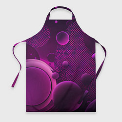 Фартук кулинарный Фиолетовые шары, цвет: 3D-принт