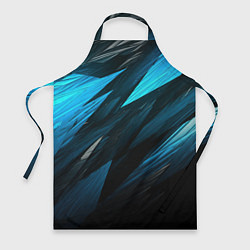 Фартук кулинарный Black blue style, цвет: 3D-принт