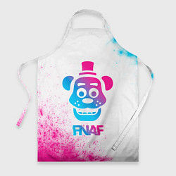 Фартук кулинарный FNAF neon gradient style, цвет: 3D-принт