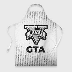 Фартук GTA с потертостями на светлом фоне