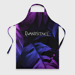 Фартук кулинарный Evanescence neon monstera, цвет: 3D-принт