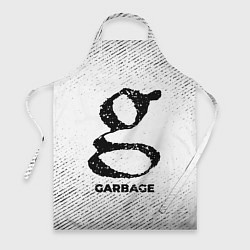 Фартук кулинарный Garbage с потертостями на светлом фоне, цвет: 3D-принт