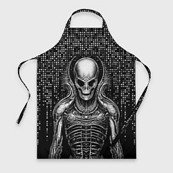 Фартук кулинарный Скелет пришельца, цвет: 3D-принт