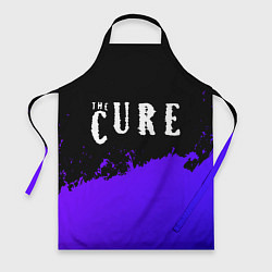 Фартук кулинарный The Cure purple grunge, цвет: 3D-принт