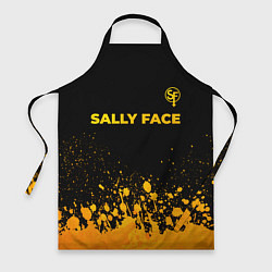 Фартук Sally Face - gold gradient: символ сверху