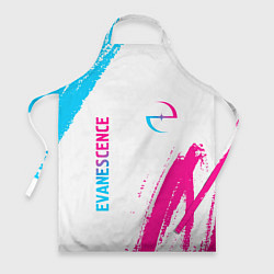 Фартук кулинарный Evanescence neon gradient style: надпись, символ, цвет: 3D-принт