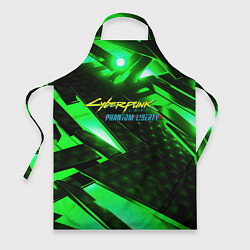 Фартук Cyberpunk 2077 phantom liberty neon green