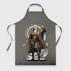 Фартук кулинарный Бог Odin - мифы древних славян, цвет: 3D-принт