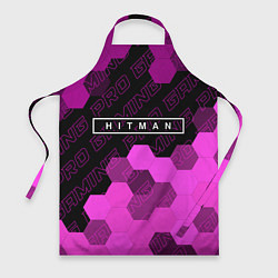 Фартук кулинарный Hitman pro gaming: символ сверху, цвет: 3D-принт