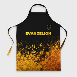 Фартук Evangelion - gold gradient: символ сверху