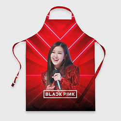 Фартук Rose Blackpink red