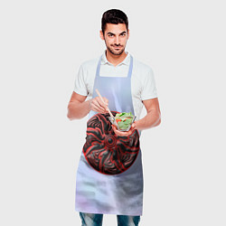 Фартук кулинарный Щитовидная мандала, цвет: 3D-принт — фото 2