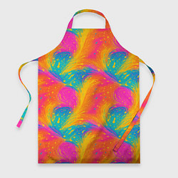 Фартук кулинарный Насыщенные яркие краски, цвет: 3D-принт