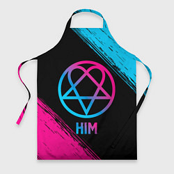 Фартук кулинарный HIM - neon gradient, цвет: 3D-принт