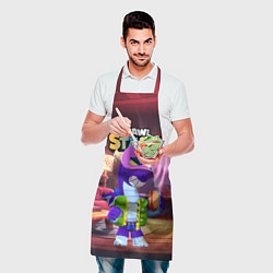 Фартук кулинарный Дракон Даг Бравл старс, цвет: 3D-принт — фото 2