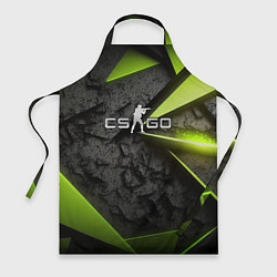 Фартук CS GO green black abstract