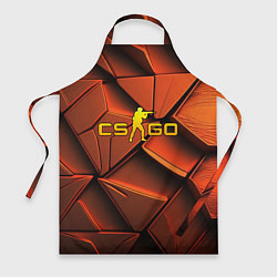Фартук кулинарный CSGO orange logo, цвет: 3D-принт