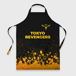 Фартук Tokyo Revengers - gold gradient: символ сверху