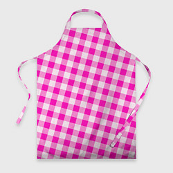 Фартук кулинарный Розовая клетка Барби, цвет: 3D-принт