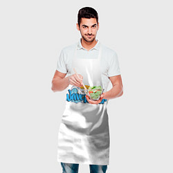 Фартук кулинарный Wave Rider, цвет: 3D-принт — фото 2