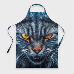 Фартук кулинарный Angry cat, цвет: 3D-принт