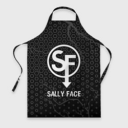 Фартук Sally Face glitch на темном фоне