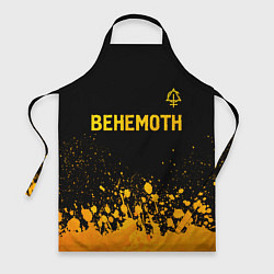 Фартук кулинарный Behemoth - gold gradient: символ сверху, цвет: 3D-принт