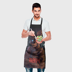 Фартук кулинарный Медведь Фреди, цвет: 3D-принт — фото 2