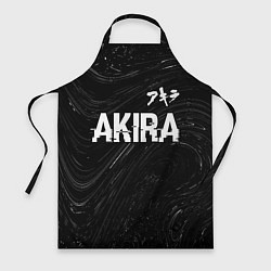 Фартук Akira glitch на темном фоне: символ сверху