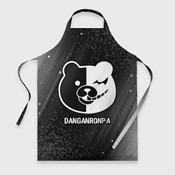 Фартук кулинарный Danganronpa glitch на темном фоне, цвет: 3D-принт