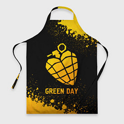 Фартук кулинарный Green Day - gold gradient, цвет: 3D-принт