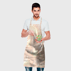 Фартук кулинарный Бежевый вихрь, цвет: 3D-принт — фото 2