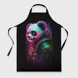Фартук кулинарный Cyberpunk panda, цвет: 3D-принт