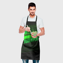 Фартук кулинарный Juventus green line, цвет: 3D-принт — фото 2