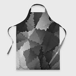 Фартук кулинарный Мозаичный узор в серых оттенках, цвет: 3D-принт