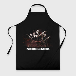 Фартук кулинарный Nickelback brutal, цвет: 3D-принт