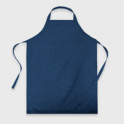 Фартук кулинарный Мелкая синяя плитка текстура, цвет: 3D-принт