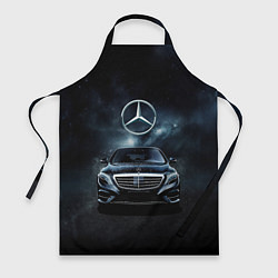 Фартук кулинарный Mercedes Benz black, цвет: 3D-принт