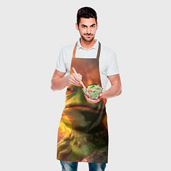 Фартук кулинарный Пепе в огне, цвет: 3D-принт — фото 2