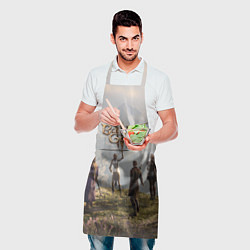 Фартук кулинарный Отряд Врат Балдура, цвет: 3D-принт — фото 2