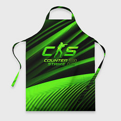 Фартук CS2 Counter strike green logo