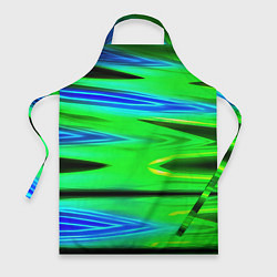 Фартук кулинарный Green blut geometry, цвет: 3D-принт