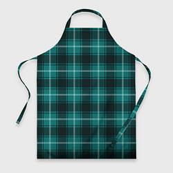 Фартук кулинарный Шотландка зелёный, цвет: 3D-принт