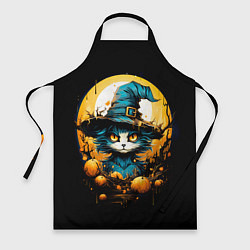 Фартук кулинарный Синий кот колдун, цвет: 3D-принт